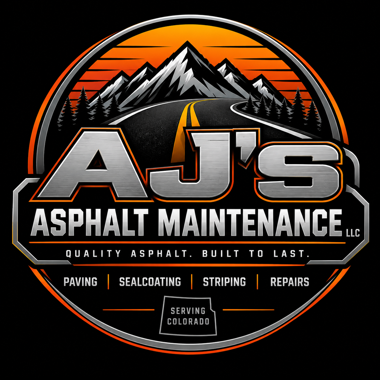 AJ's Asphalt Maintenance logo